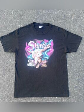 Vintage Y2K Sturgis Biker 64th Annual Black Graphic Tee